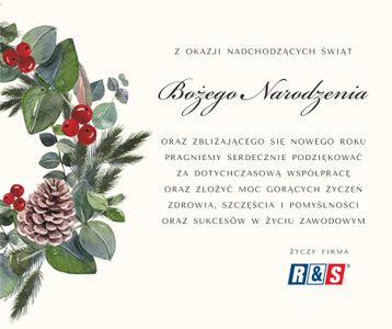 kartka świąteczna R&S
